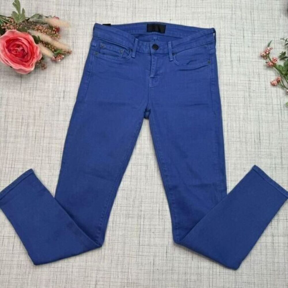 VINCE Skinny Ankle Jeans Women's Pacific Blue Size 27‎ Cotton Blend